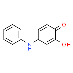2,5-Cyclohexadien-1-one, 2-hydroxy-4-(phenylamino)- (9CI)结构式