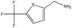 (5-(trifluoromethyl)thiophen-2-yl)methanamine结构式