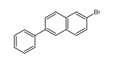 2-bromo-6-phenylnaphthalene Structure