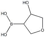 4-(Hydroxy)tetrahydrofuran-3-boronic acid Structure