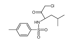 N-[(3S)-1-chloro-5-methyl-2-oxohexan-3-yl]-4-methylbenzenesulfonamide结构式