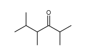 2,4,5-trimethyl-hexan-3-one Structure