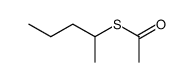 Acetic acid, thio-, S-1-methylbutyl ester structure