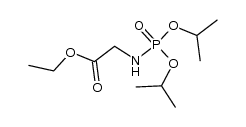 N-diisopropoxyphosphoryl-glycine ethyl ester Structure