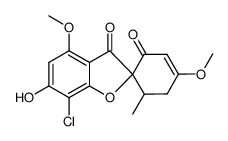 7-Chloro-6-hydroxy-4,4'-dimethoxy-6'-methylspiro[benzofuran-2(3H),1'-[3]cyclohexene]-2',3-dione结构式