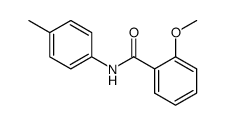 2-Methoxy-N-(4-Methylphenyl)benzamide Structure