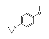 1-(4-methoxyphenyl)aziridine结构式