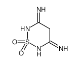 1,1-dioxo-4H-1,2,6-thiadiazine-3,5-diamine结构式