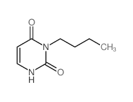 2,4(1H,3H)-Pyrimidinedione,3-butyl-结构式