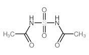 N-(acetylsulfamoyl)acetamide Structure