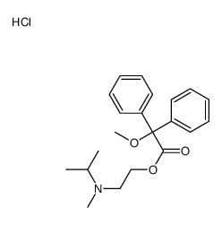 2-(2-methoxy-2,2-diphenylacetyl)oxyethyl-methyl-propan-2-ylazanium,chloride结构式