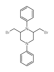 Piperazine,2,6-bis(bromomethyl)-1,4-diphenyl-, cis- (9CI) picture