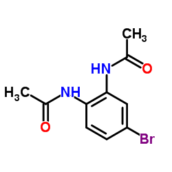 N,N'-(4-Bromo-1,2-phenylene)diacetamide Structure