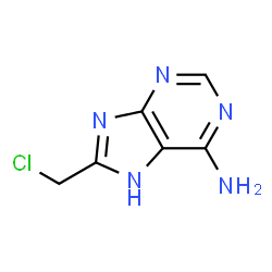 1H-Purin-6-amine,8-(chloromethyl)-(9CI) Structure