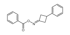 3-phenylcyclobutanone O-benmzoyloxime Structure