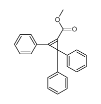 methyl 2,3,3-triphenylcyclopropene-1-carboxylate结构式
