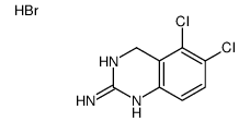 2-氨基-5,6-二氯-3,4-二氢喹唑啉氢溴酸盐结构式