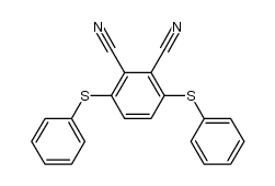 3,6-bis(phenylthio)phthalonitrile结构式