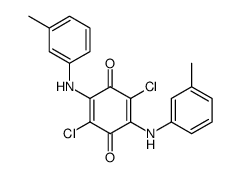 2,5-dichloro-3,6-di-m-toluidino-[1,4]benzoquinone Structure