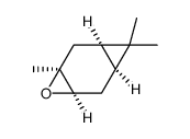 (1alpha,3alpha,5alpha,7alpha)-3,8,8-trimethyl-4-oxatricyclo[5.1.0.03,5]octane structure