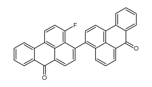 3'-fluoro-[3,4']bi[benz[de]anthracenyl]-7,7'-dione Structure