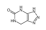 5H-1,2,3-Triazolo[4,5-d]pyrimidin-5-one, 1,4,6,7-tetrahydro- (9CI)结构式