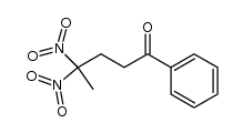 2,2-dinitro-5-phenyl-5-pentanone结构式