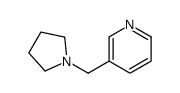 N-(3-pyridylmethyl)pyrrolidine结构式