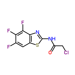 2-Chloro-N-(4,5,6-trifluoro-benzothiazol-2-yl)-acetamide图片