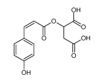 2-[3-(4-hydroxyphenyl)prop-2-enoyloxy]butanedioic acid Structure