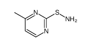 2-Pyrimidinesulfenamide, 4-methyl- (7CI,8CI) Structure