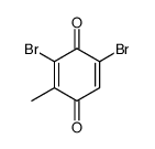 2,6-dibromo-3-methylbenzoquinone Structure