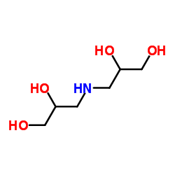 3,3'-Iminobispropane-1,2-diol结构式