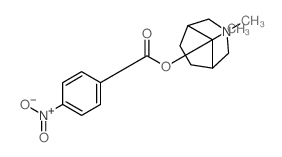 (3,8-dimethyl-3-azabicyclo[3.2.1]oct-8-yl) 4-nitrobenzoate Structure