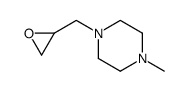 1-methyl-4-(oxiran-2-ylmethyl)piperazine结构式