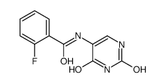 N-(2,4-dioxo-1H-pyrimidin-5-yl)-2-fluorobenzamide结构式