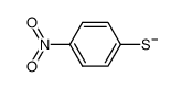 4-nitrophenylthiolate结构式