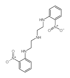 N-(2-nitrophenyl)-N-[2-[(2-nitrophenyl)amino]ethyl]ethane-1,2-diamine结构式