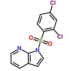 1-[(2,4-Dichlorophenyl)sulfonyl]-1H-pyrrolo[2,3-b]pyridine Structure