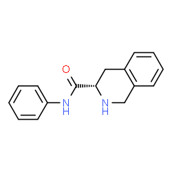 3-Isoquinolinecarboxamide,1,2,3,4-tetrahydro-N-phenyl-,(3S)-(9CI)结构式