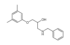 1-(benzylamino)-3-(3,5-dimethylphenoxy)propan-2-ol Structure