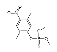 (2,5-dimethyl-4-nitrophenoxy)-dimethoxy-sulfanylidene-λ5-phosphane Structure