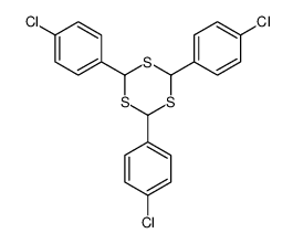 2,4,6-tris(4-chlorophenyl)-1,3,5-trithiane Structure