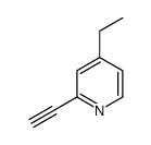 Pyridine, 4-ethyl-2-ethynyl- (9CI)结构式