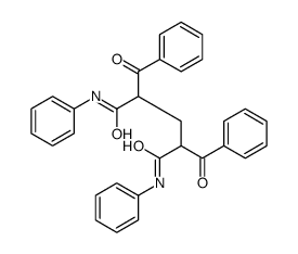 2,4-dibenzoyl-N,N'-diphenylpentanediamide Structure