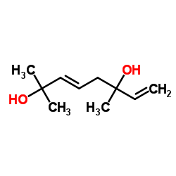 1,5-Octadiene-3,7-diol, 3,7-dimethyl- structure