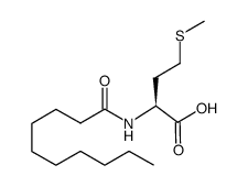 N-decanoyl-L-Met Structure