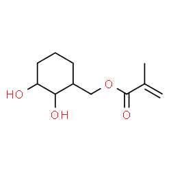 2-Propenoic acid, 2-methyl-, (2,3-dihydroxycyclohexyl)methyl ester (9CI)结构式