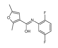 3-Furancarboxamide,N-(2,5-difluorophenyl)-2,5-dimethyl-(9CI) structure