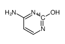 4-amino-1H-pyrimidin-2-one结构式
